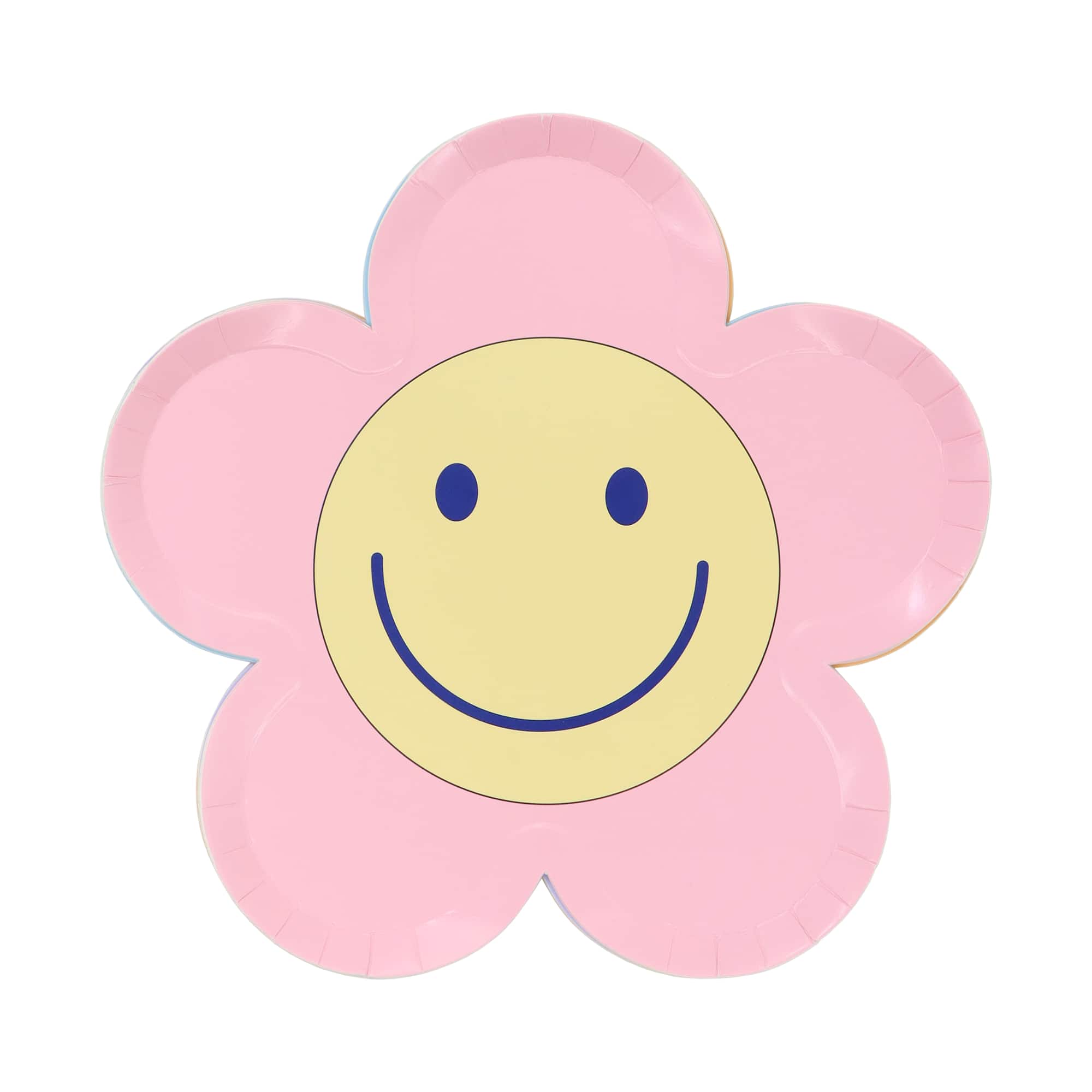 24 Packs: 8 ct. (192 total) 7" Smiling Flower Dinner Plates by Celebrate It™